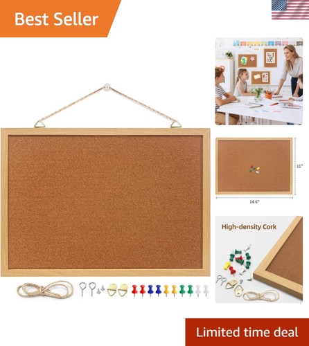 Stylish oak framed - framed, cork