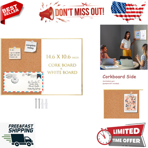 Cork board and whiteboard - cork,